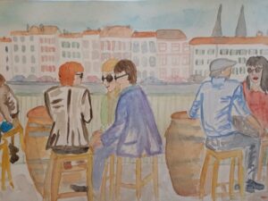 Aquarell Pays Basque